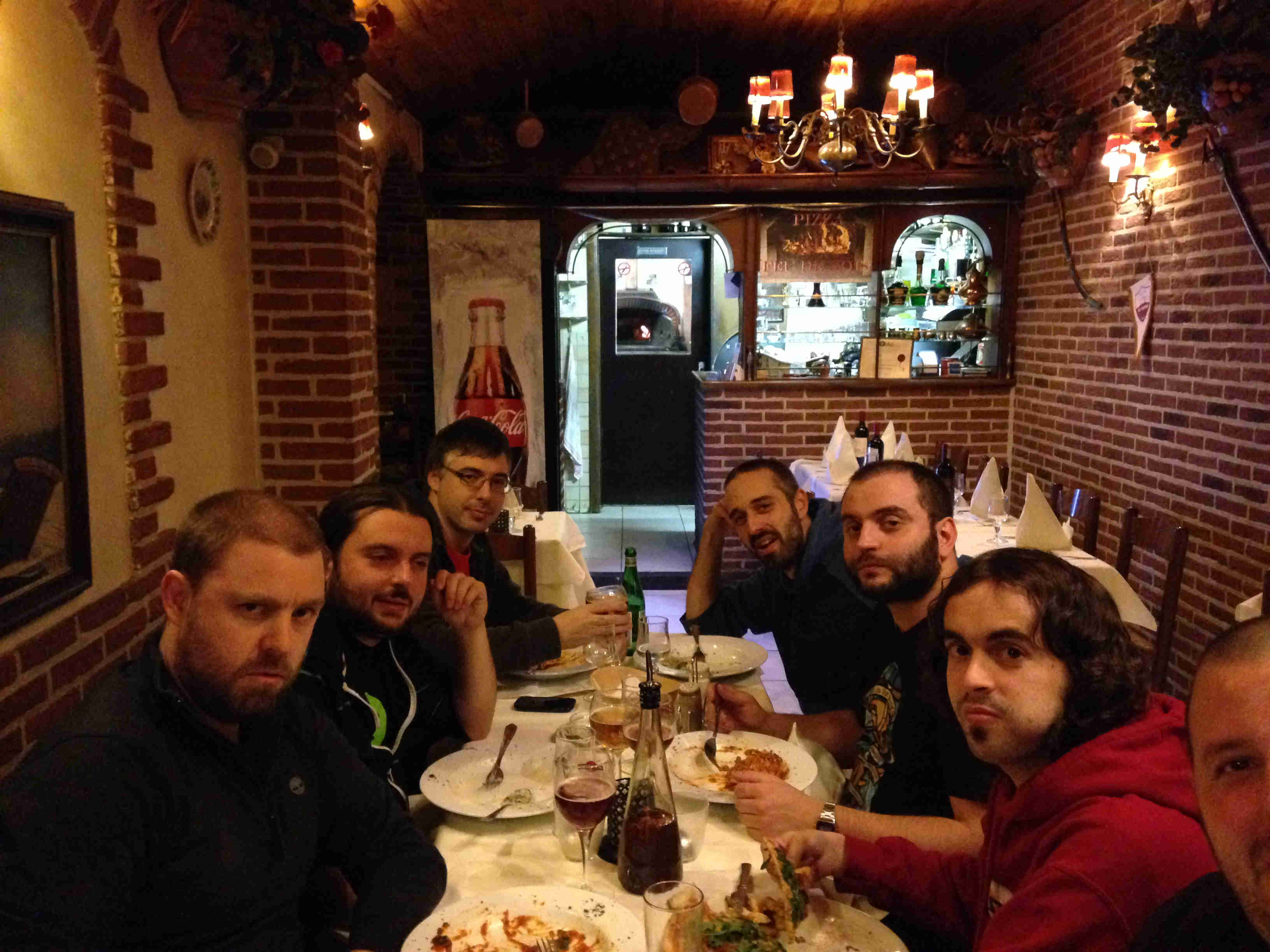 Cena en el Italiano
