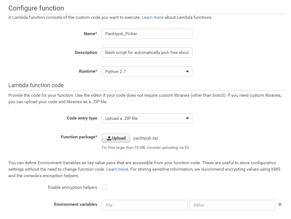 AWS Lambda Code